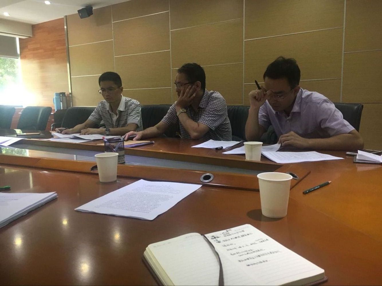 我司与福建省建筑设计研究院开会谈论松溪县工农路农贸市场及安置房综合体项目工程总承包（EPC）项目有关内容