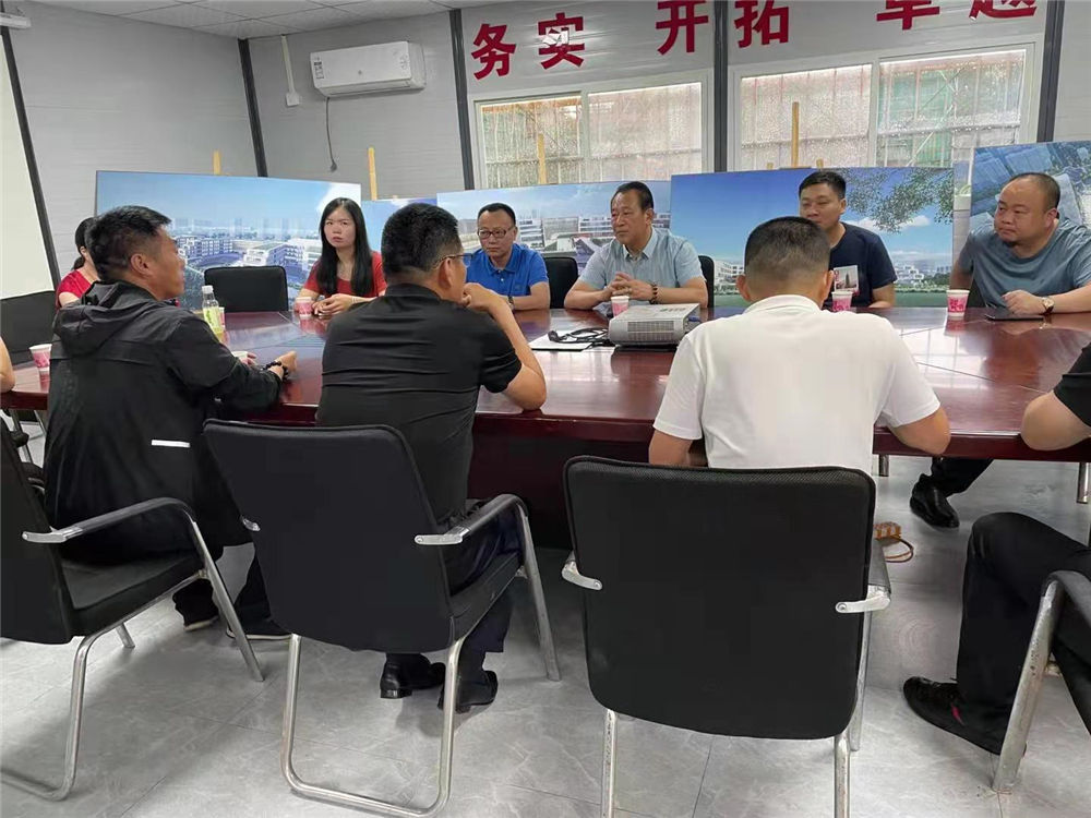 易顺公司董事长李易顺到浙江视察在建项目
